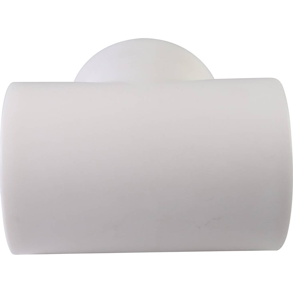 Тройник Политэк d=50 для полипропиленовых труб под сварку (цвет белый)