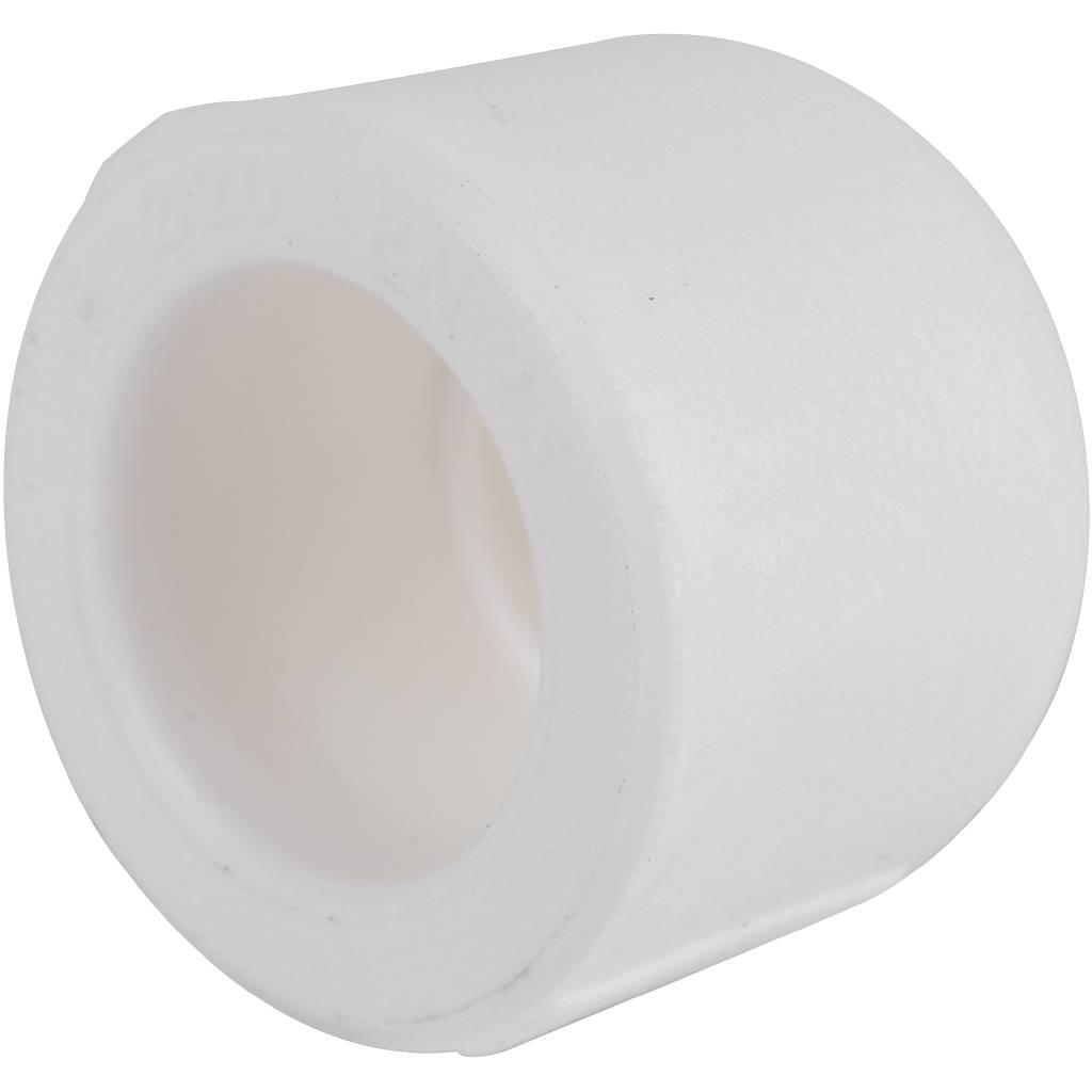 Заглушка Kalde d=20 для полипропиленовых труб под сварку (цвет белый)
