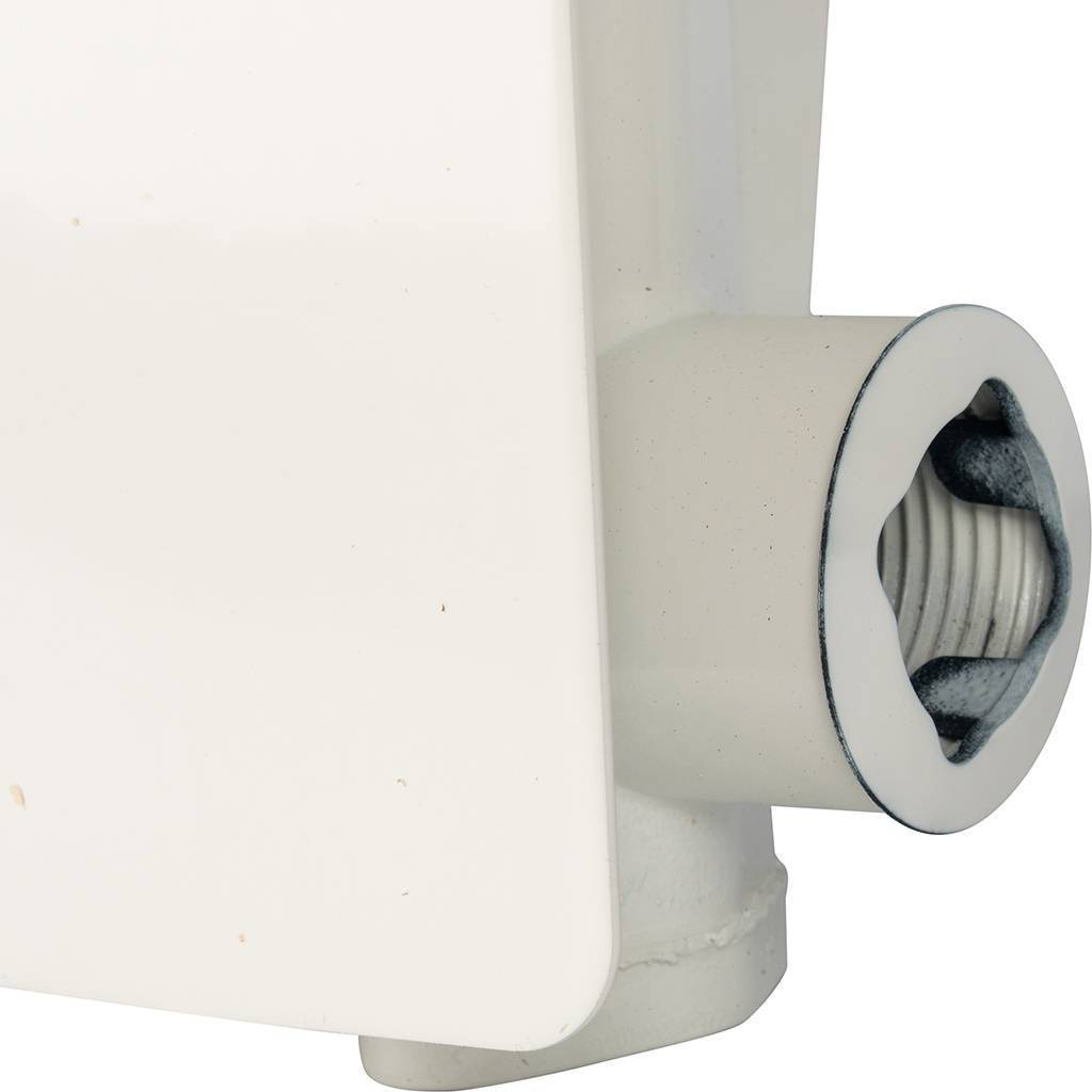 Радиатор алюминиевый Global VOX EXTRA 350 8 секций боковое подключение (белый RAL 9010), 83540