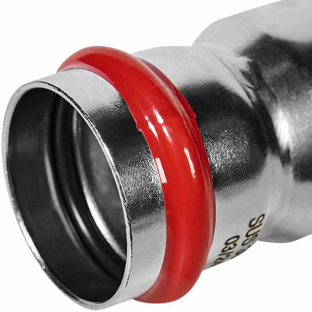 Муфта ROMMER переходная НПр-ВПр, 42х35, из нержавеющей стали прессовой, RSS-1020-004235