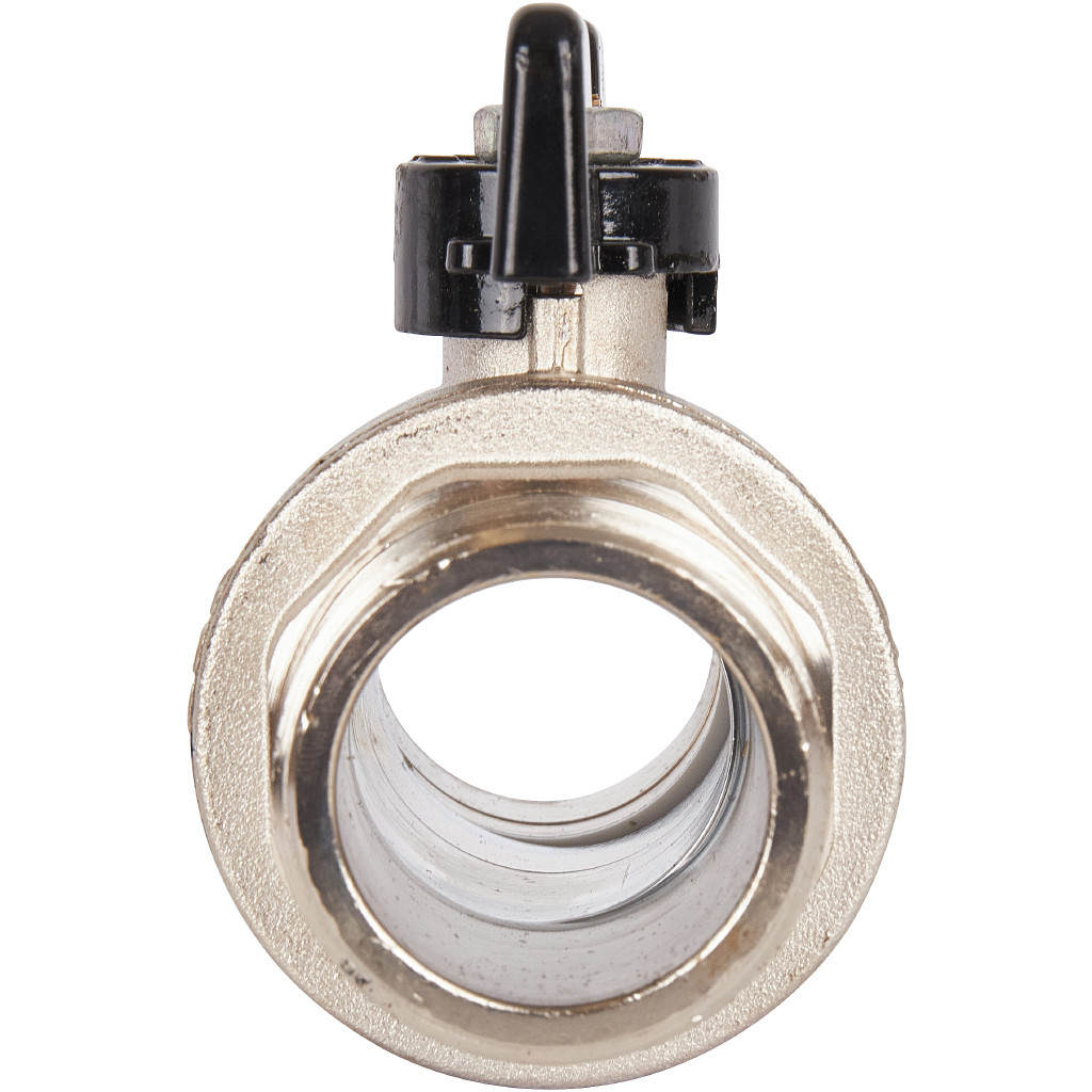 Кран шаровой STOUT полнопроходной, НР/НР, ручка бабочка 1 1/4, SVB-0006-000032