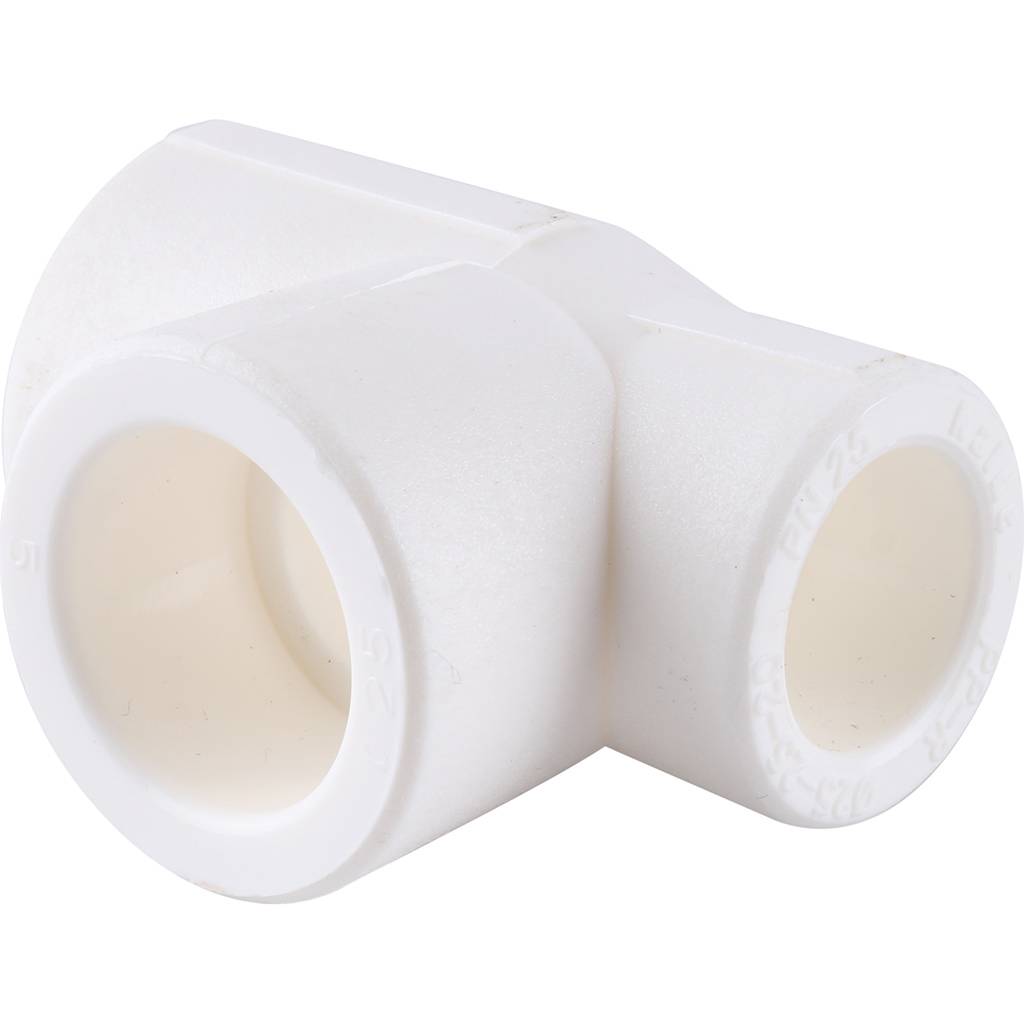 Тройник переходной Kalde 25х25х20 для полипропиленовых труб под сварку (цвет белый)