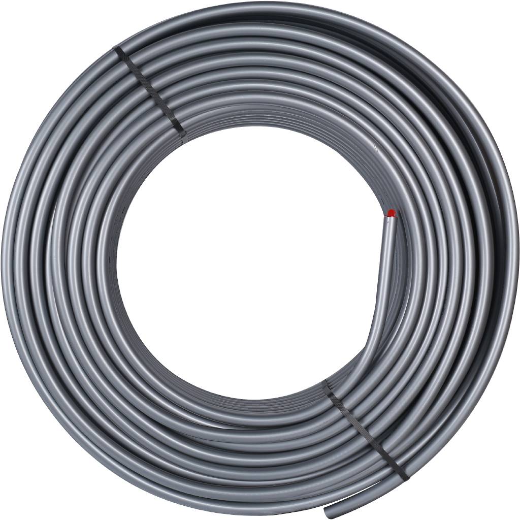 Труба универсальная РЕХАУ RAUTITAN PEX stabil 20х2.9 мм, бухта 100 м из сшитого полиэтилена, 13715601100