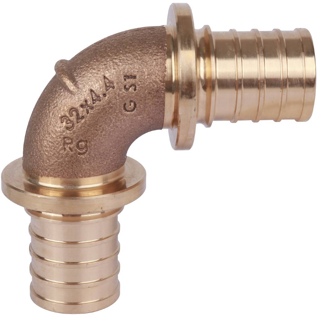 Угольник РЕХАУ RAUTITAN PLATINUM 90° 32 RX для труб из сшитого полиэтилена аксиальный