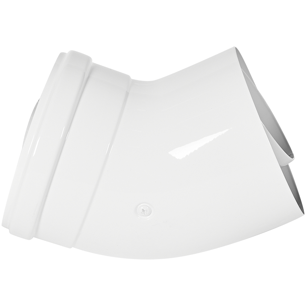 Отвод 45° традиционный коаксиальный ROMMER D80(п-м)/125(п-м), RCA-8125-000045