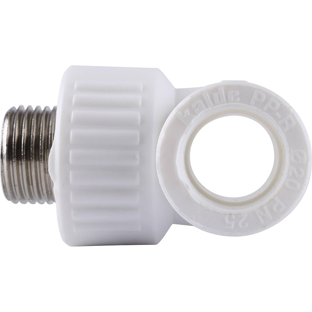 Тройник Kalde с наружной резьбой для полипропиленовых труб 20x1/2, 3222-tmo-200b20