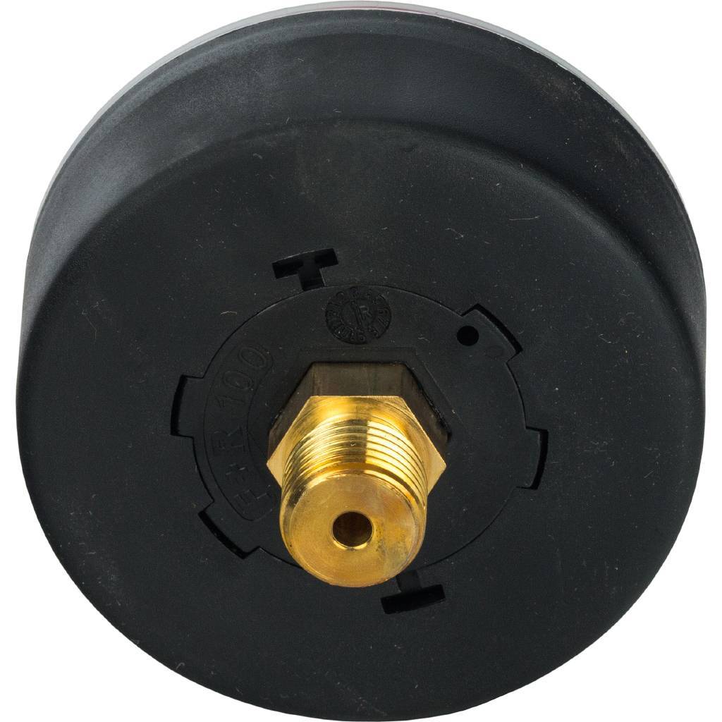 Манометр аксиальный WATTS 63 мм 1/4 давление 4 бар