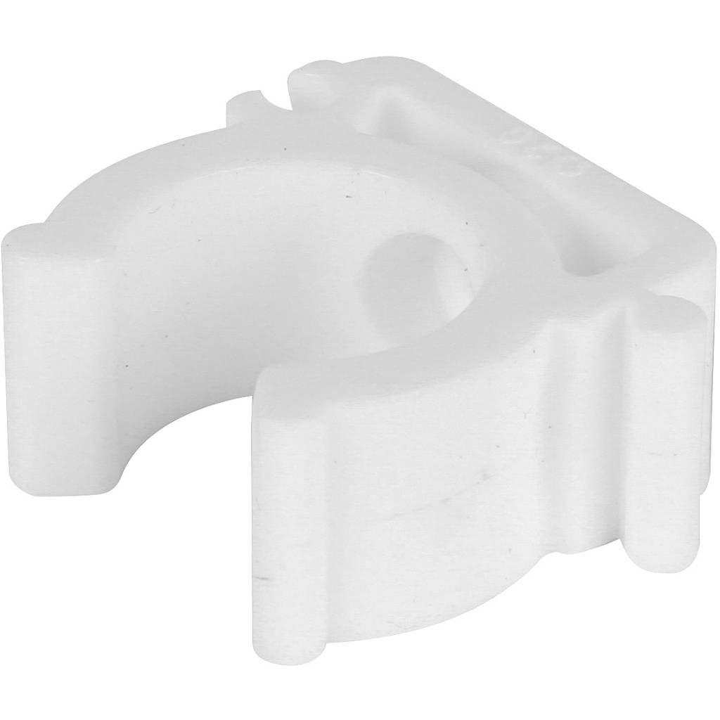 Крепление Kalde d=20 для полипропиленовых труб под сварку (цвет белый), R.3592-bck-202201
