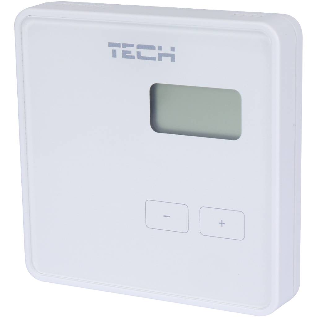 Беспроводной двухпозиционный комнатный терморегулятор (белый) TECH R-8b