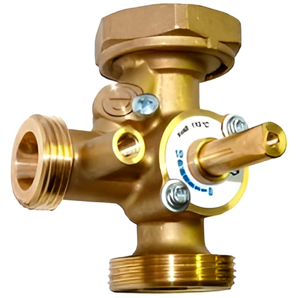 З-х ходовой фланцевый смесительный клапан BARBERI PN6, P5104000MM