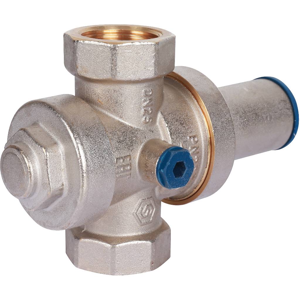 STOUT  Редуктор давления PN25 вн/вн 1  с выходом под манометр