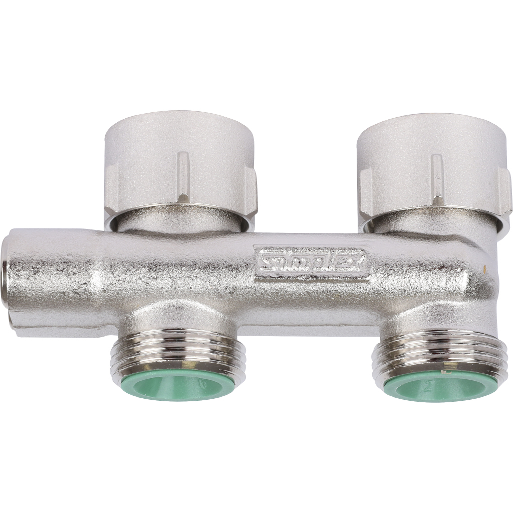 Перекрестный узел подключения Meibes Тип D2/50 прямой, 3/4 BPx3/4 HP 5/25, F10078