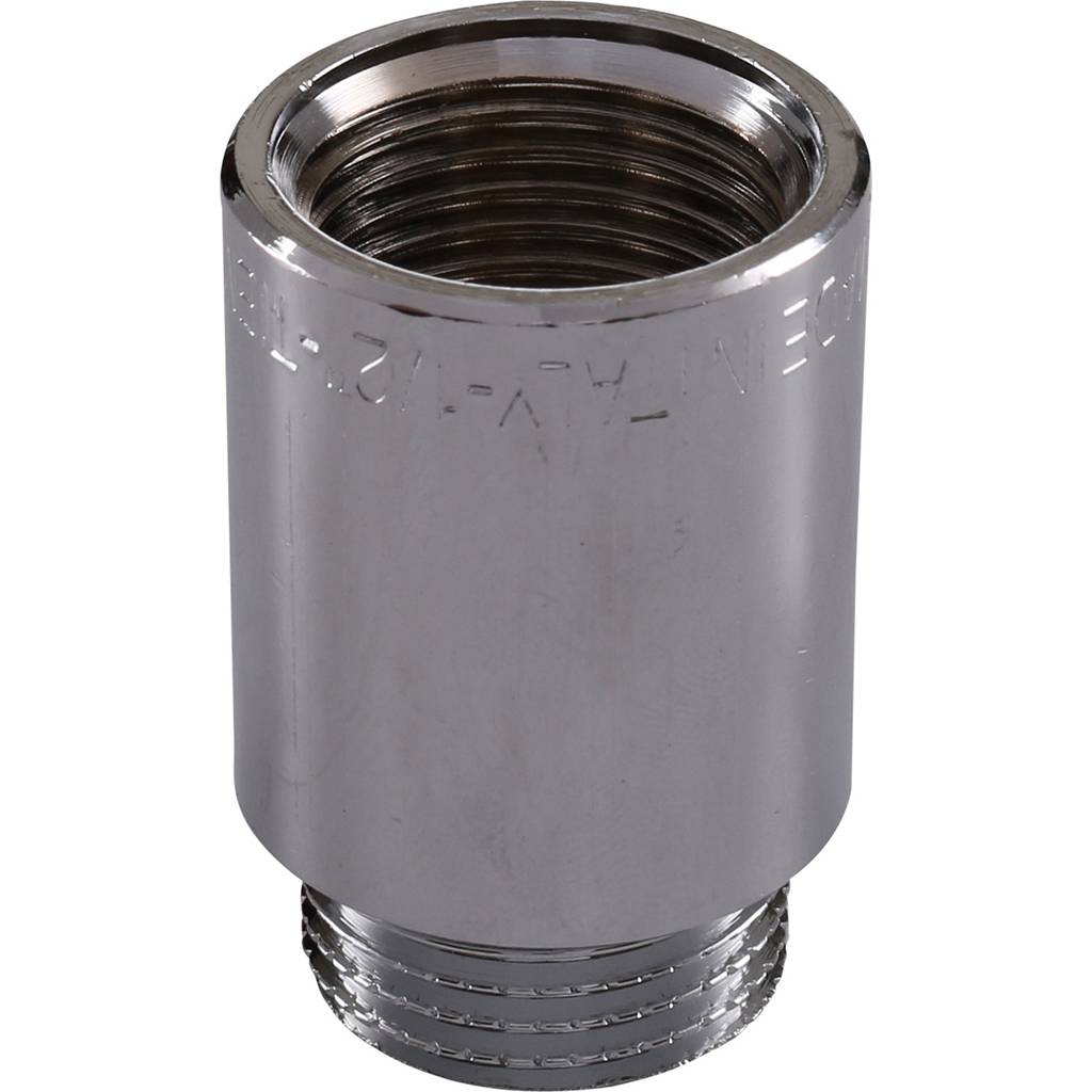 Удлинитель TIEMME НВ 30мм-1/2 хром для стальных труб резьбовой, 1500071