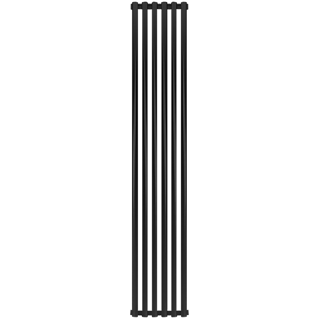 Радиатор алюминиевый STOUT Tonale 1800 6 секции универсальное подключение (черный), SRA-2120-18000706