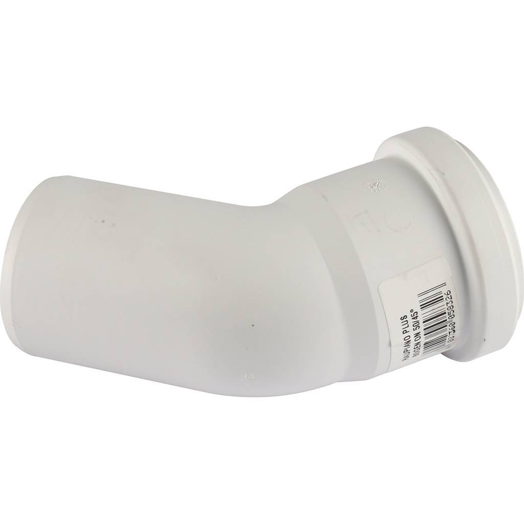 Отвод РЕХАУ RAUPIANO PLUS диам. 50 на 45°, 11211141003