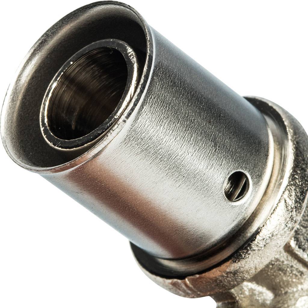 Угольник Prandelli Multyrama с внут.рез. (20х2,0)х1/2 для металлопластиковых труб прессовой, 109.04.52.0