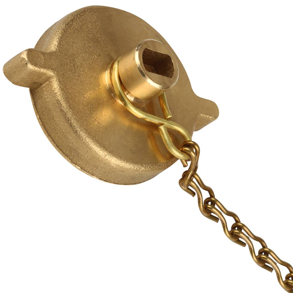 Кран латунный Itap 139 3/4 со щтуцером и заглушкой, 40908