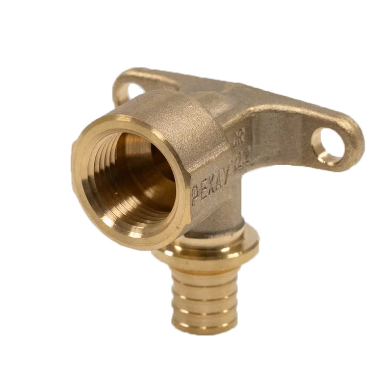 Угольник РЕХАУ настенный с внутр. резьбой 20-Rp 3/4 MX для труб из сшитого полиэтилена аксиальный, 11097071001