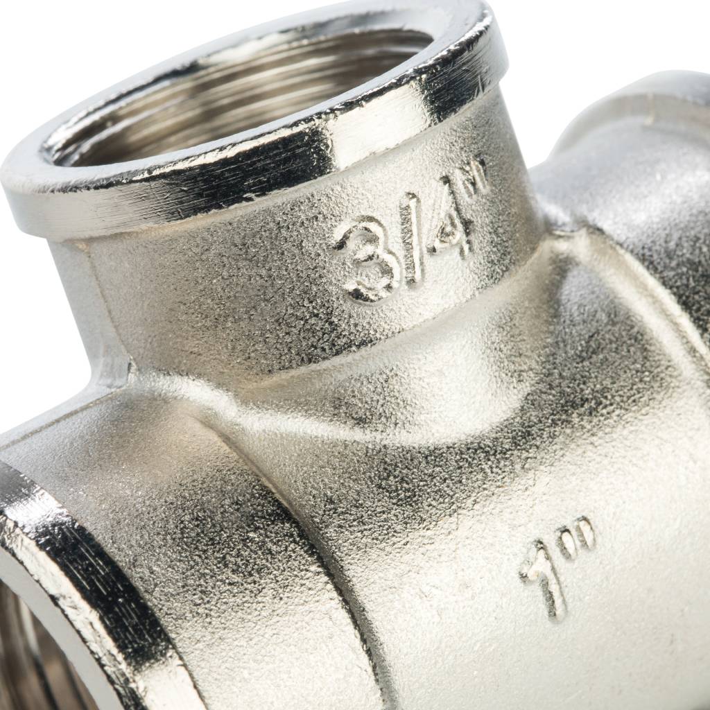 Тройник STOUT ВВ переходной никелированный 1 X3/4X1, SFT-0022-001341