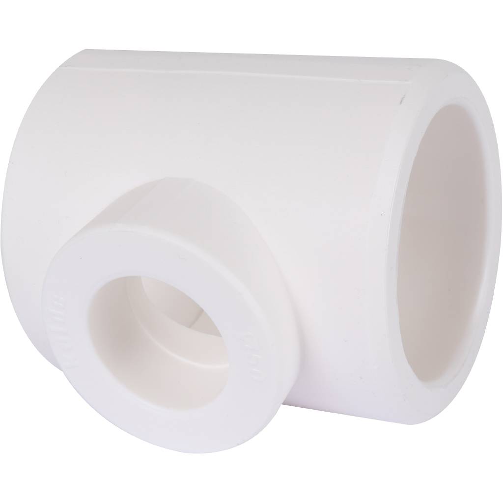 Тройник переходной Kalde 90х50х90 для полипропиленовых труб под сварку (цвет белый)