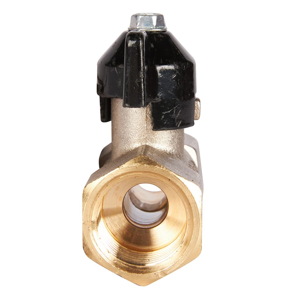 Кран шаровой STOUT с накидной гайкой ВР/накидная гайка, ручка бабочка 1/2x1/2, SVB-0009-000015