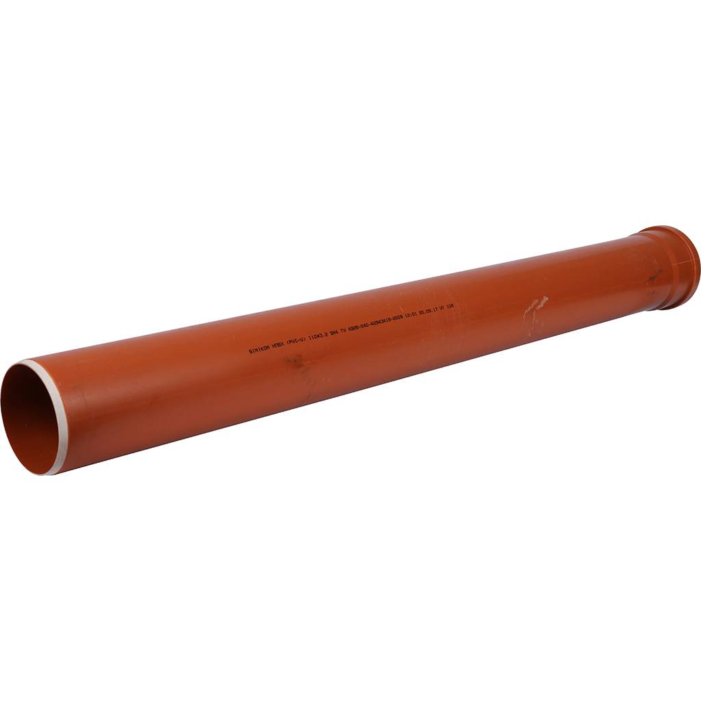 Труба для наружной канализации Sinikon НПВХ D110x3,2 SN4 (Длина: 500 мм), 20005.R