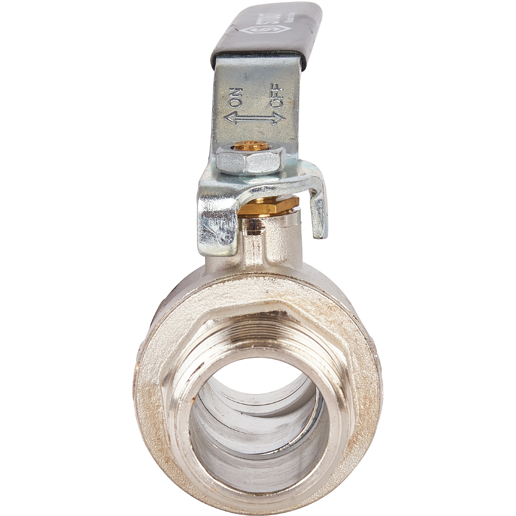 Кран шаровой STOUT полнопроходной, НР/НР, ручка рычаг 1, SVB-0005-000025