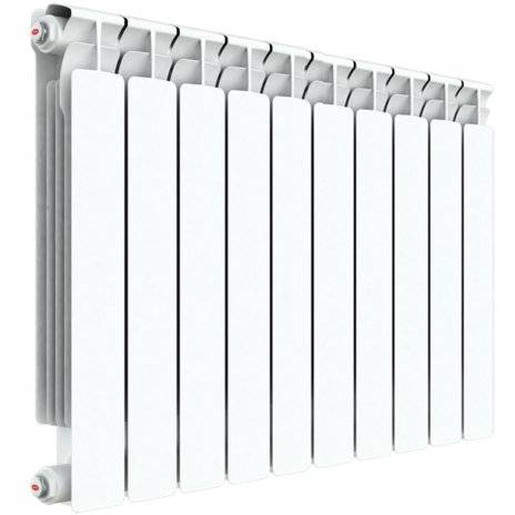 Радиатор биметаллический RIFAR BASE VENTIL 500 BVL 5 секций нижнее левое подключение (белый RAL 9016), 1RB50.VL-5