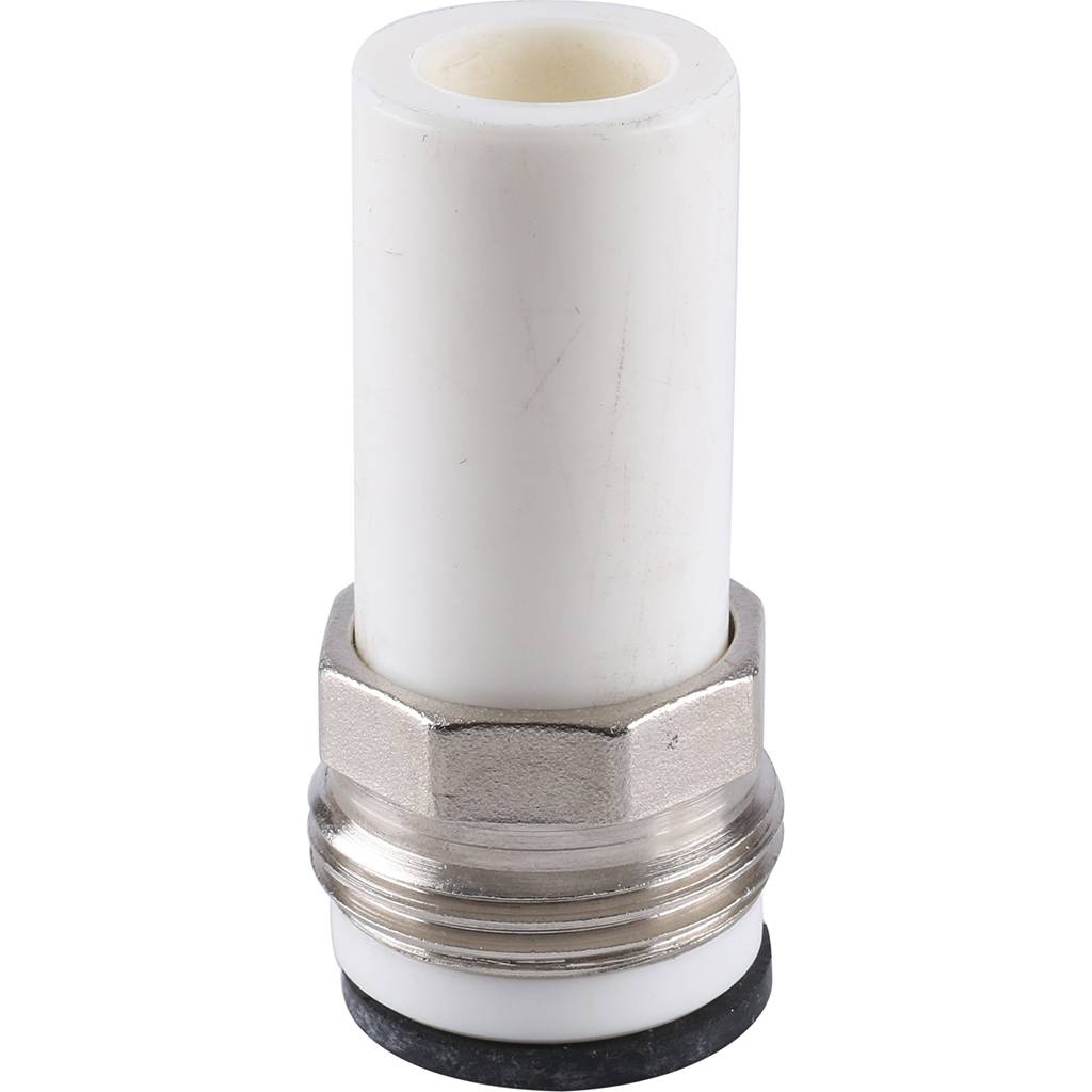 Штуцер Kalde с гайкой наружная резьба для полипропиленовых труб 25х1, 3252-tnm-251000