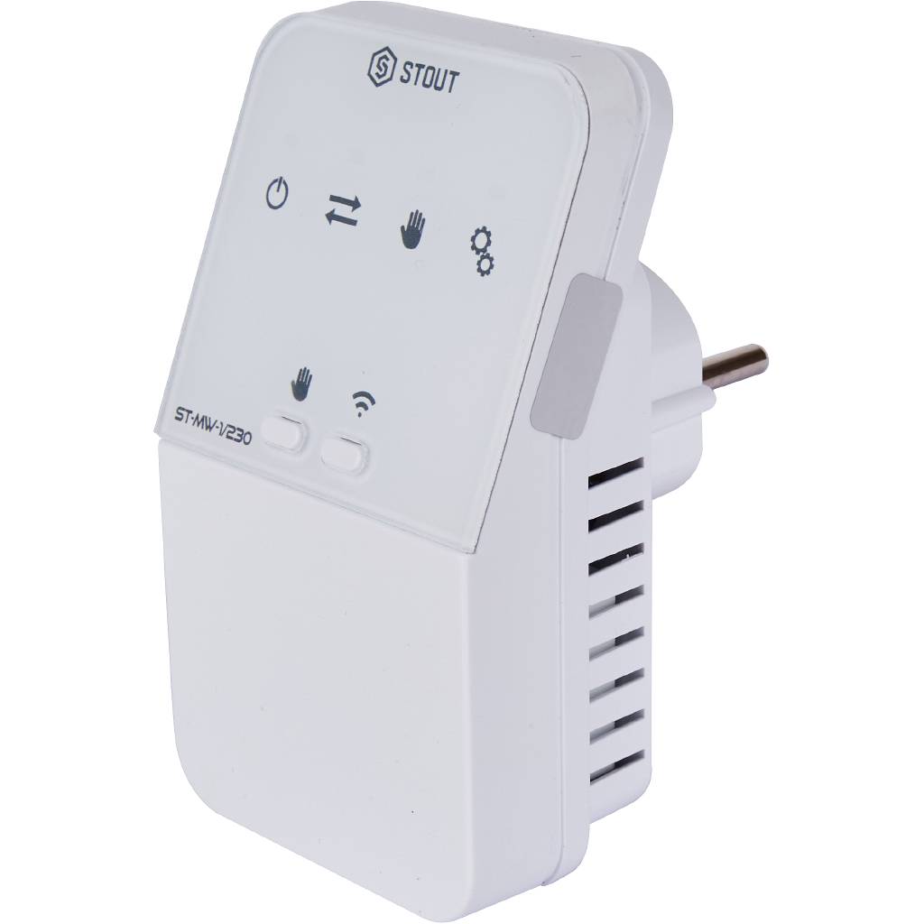 Беспроводной электрический исполнительный модуль STOUT MW-1 230, STE-0101-100230