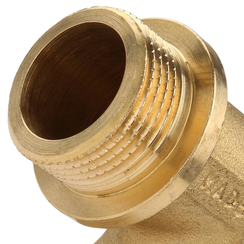 Угольник TIEMME НВ с упором 3/4х3/4 для стальных труб резьбовой, 1500064