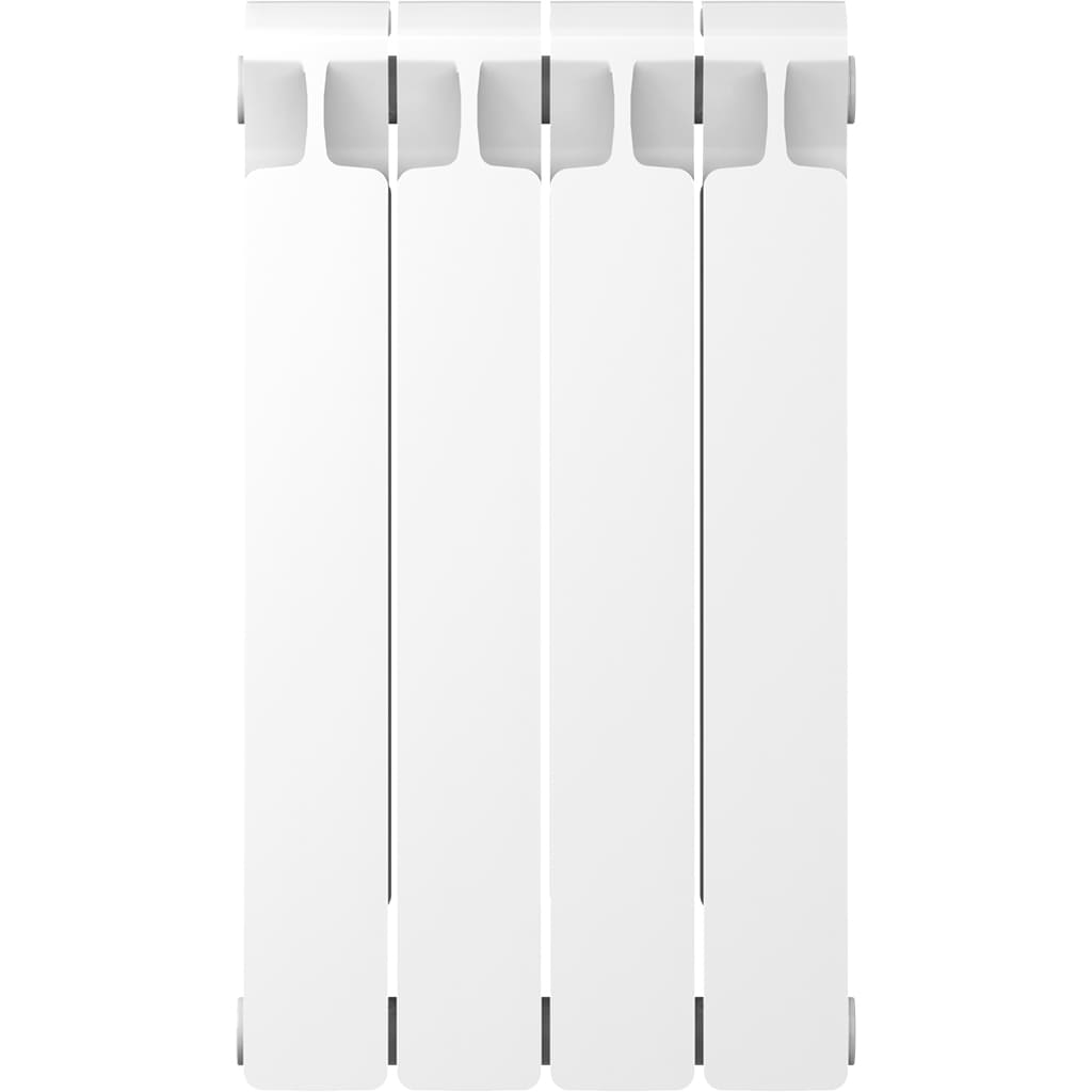 Радиатор биметаллический RIFAR MONOLIT 500 4 секции боковое подключение (белый RAL 9016), 3RM50-4