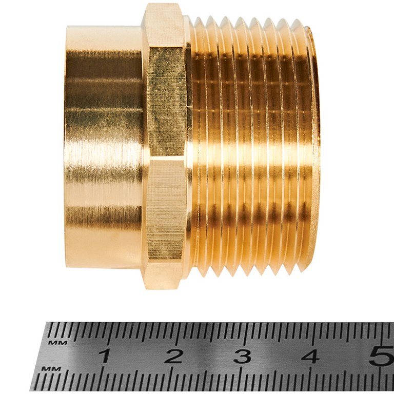 Переход JINTIAN ВП-НР 35x11/4 из латуни под пайку, JT-1424335114