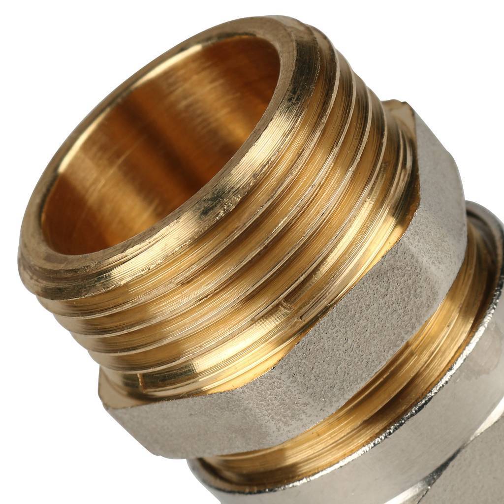 Переходник STOUT с наружной резьбой 3/4 х20 для металлопластиковых труб винтовой, SFS-0001-003420