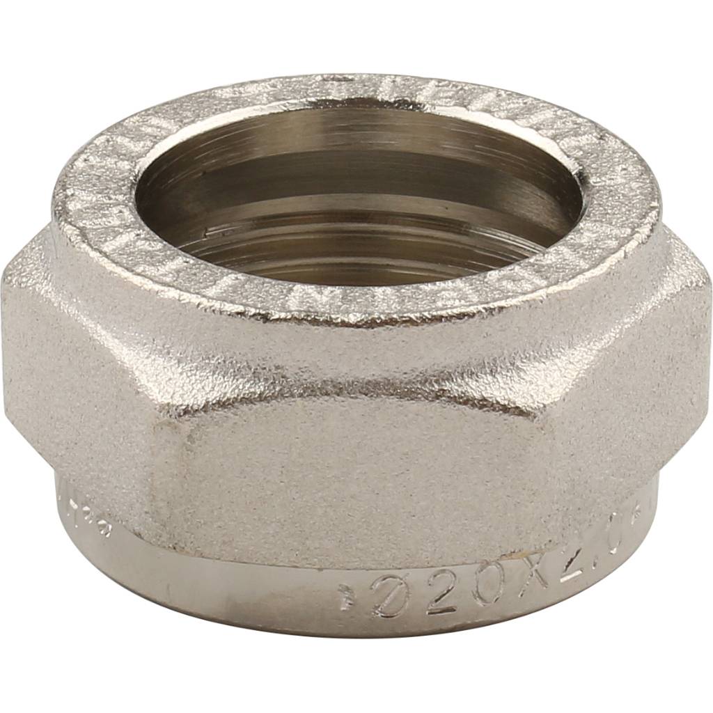 Муфта TIEMME с наружной резьбой (20х2.0х1/2) для металлопластиковых труб винтовой, 1600007