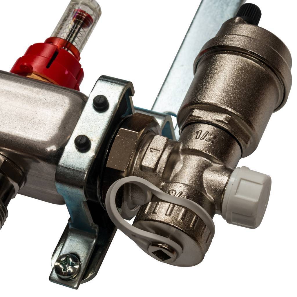 Коллектор из нержавеющей стали в сборе с расходомерами STOUT 9 выходов, SMS 0907 000009