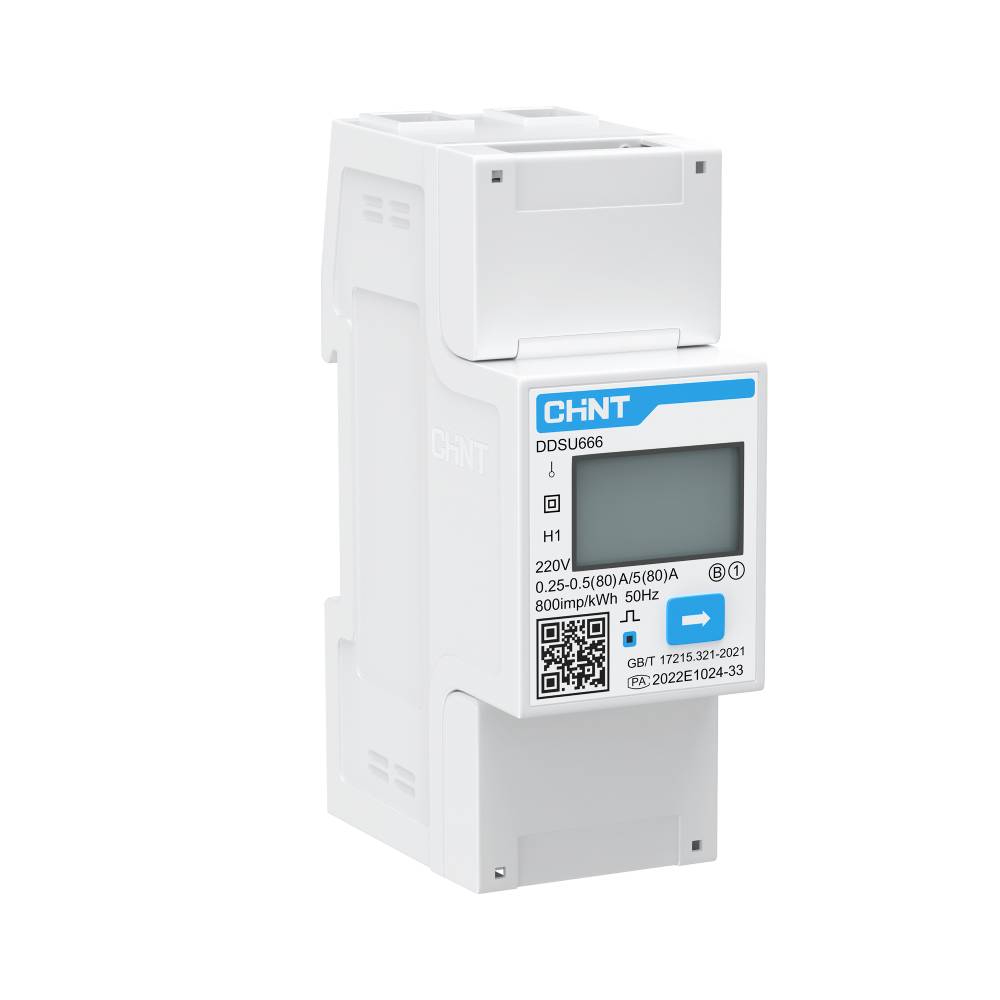 Счетчик электроэнергии 1-фазный Ectocontrol CHINT (RS-485 DIN-рейка), ec01074