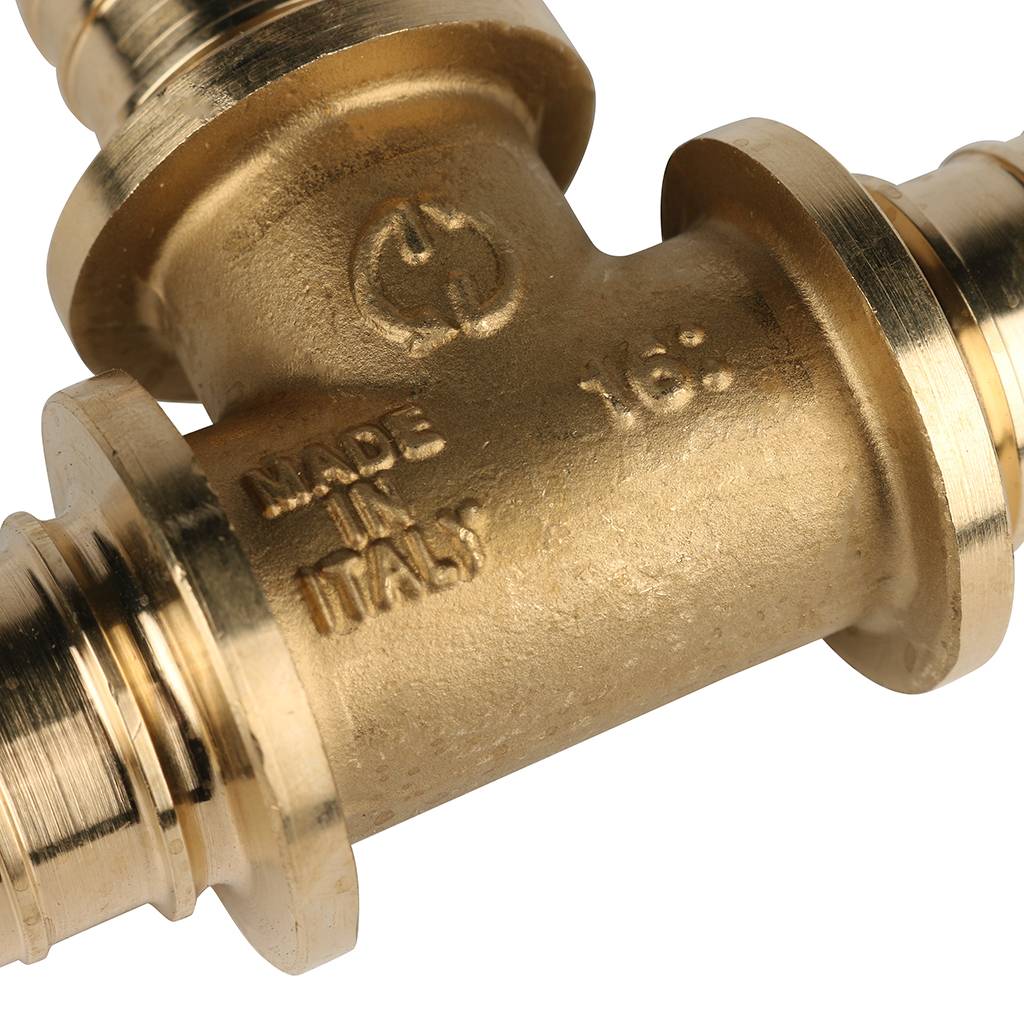 Тройник STOUT равнопроходный 25x25x25 для труб из сшитого полиэтилена аксиальный, SFA-0013-000025