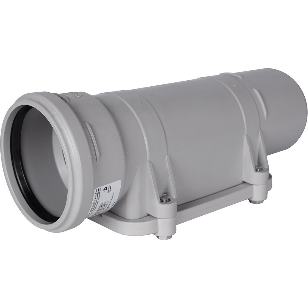 Ревизия с прямоугольной крышкой канализационная бесшумная STOUT D110, SKB-0014-000110