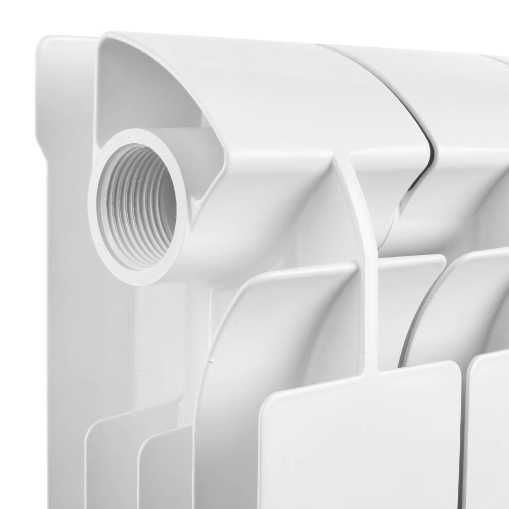Радиатор алюминиевый Global VOX- R 500 14 секций боковое подключение (белый RAL 9010), VX05001014