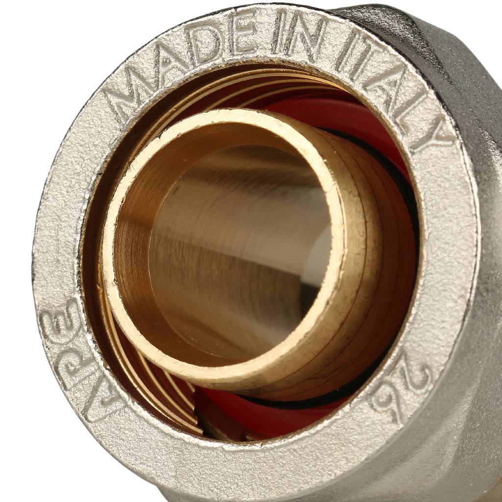 Переходник STOUT с наружной резьбой 1 х26 для металлопластиковых труб винтовой, SFS-0001-000126