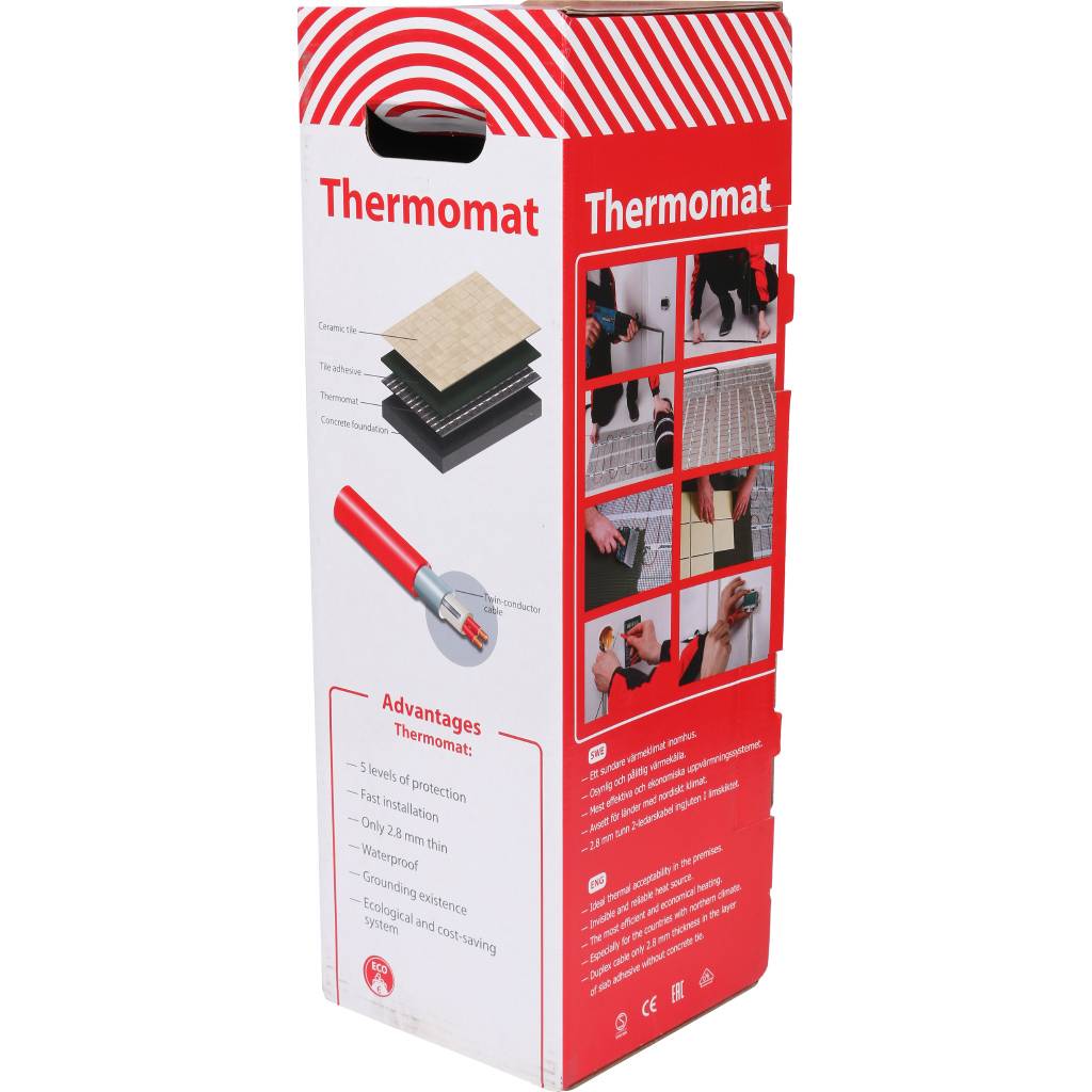 Термомат THERMO 7 м.кв (комплект без регулятора), TVK-130-7