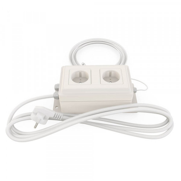 Блок управления 2-мя розетками проводной Ectocontrol, ec01021