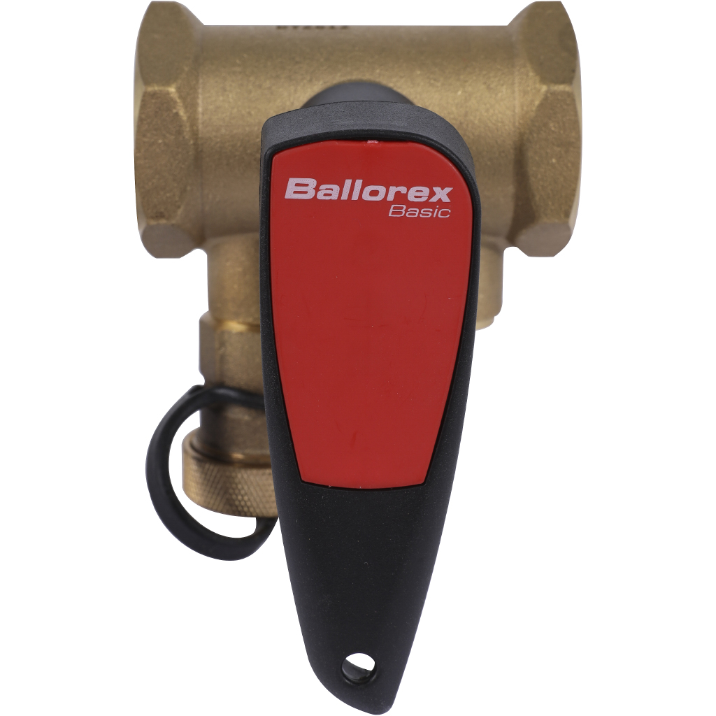 Клапан ручной БРОЕН Basic DN 025 PN 25 запорный с дренажем