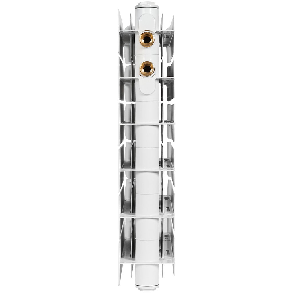 Радиатор биметаллический STOUT TITAN VENTIL 350 10 секций нижнее правое подключение