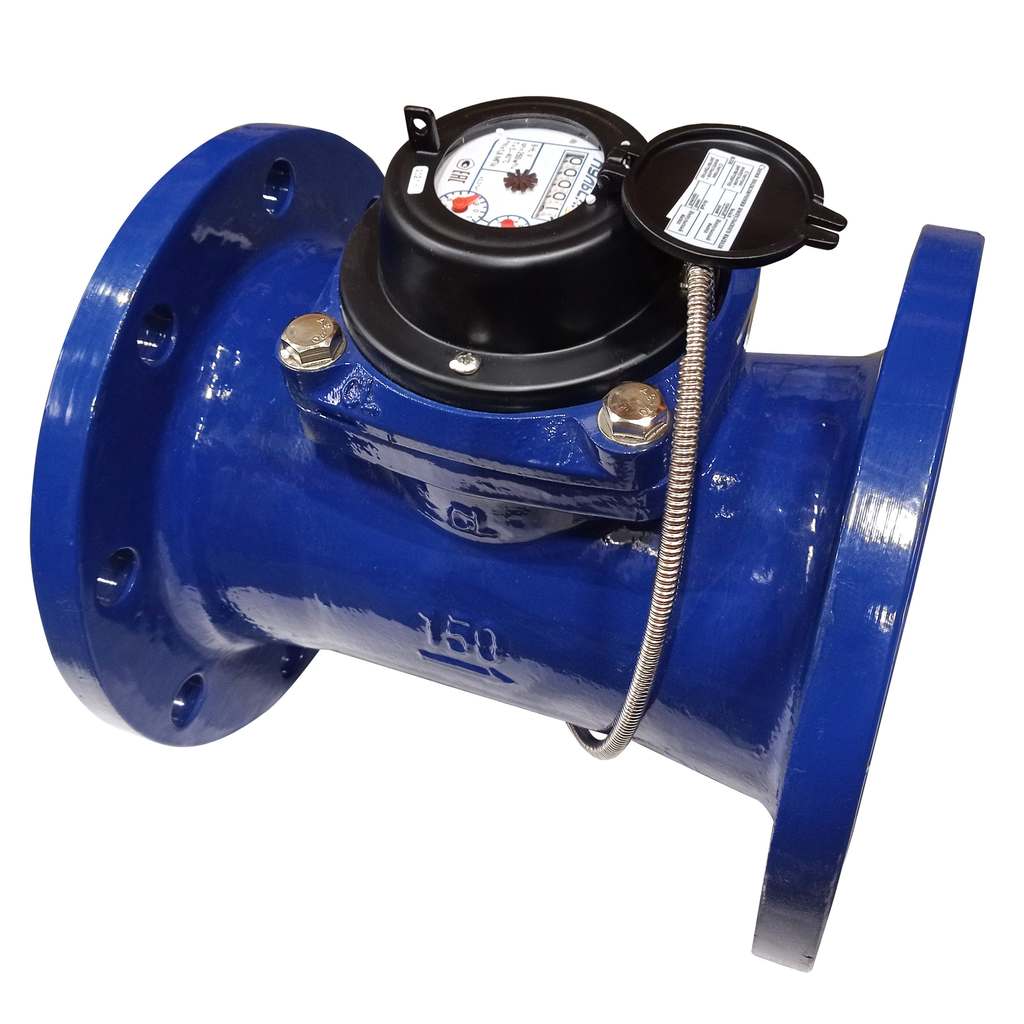 Счетчик воды универсальный турбинный Пульсар Т Г Ду250 Qn=630м3/час Тmax=95°С исполнение 1 IP68 L=450мм с импульсным выходом (резиновые кольца в комплекте), Н00003328