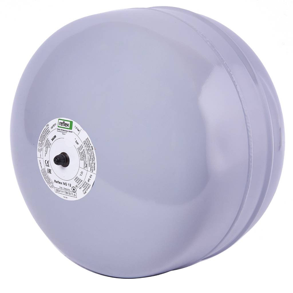 Расширительный бак Reflex NG 12 для отопления вертикальный (цвет серый) 8240100, 8240100