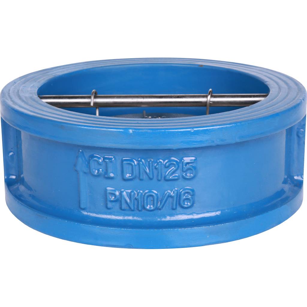 Обратный клапан двухстворчатый Tecofi из чугуна Ду125 Ру16 межфл ст/чуг T=110, CB3448N-EP0125