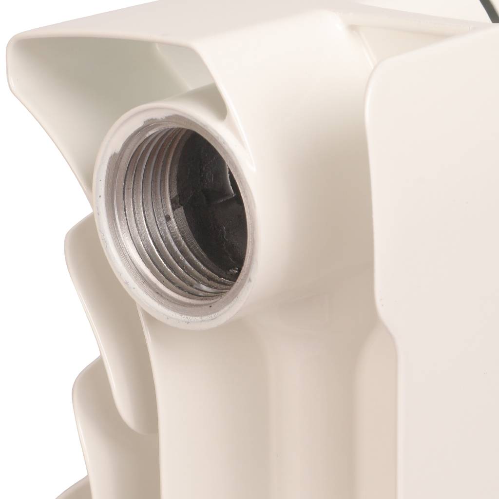 Радиатор биметаллический STOUT Space 500 5 секций боковое подключение RAL9016, SRB-0310-050005