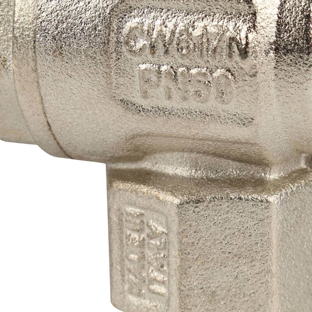 Кран шаровой Itap угловой полнопроходной IDEAL 298 1/2 (бабочка), американка, 36362